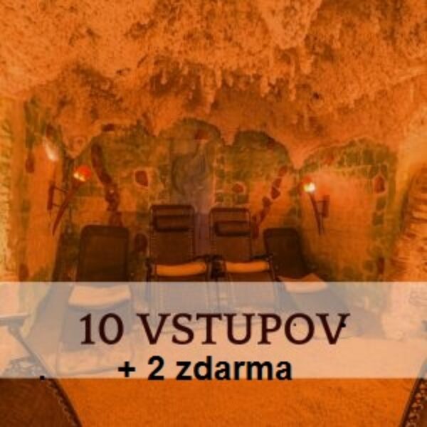 Permanentka prenosná - 10 vstupov + 2 vstupy ZDARMA senior